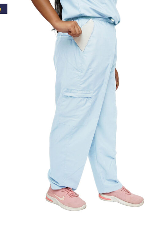 Women Scrub Pant with 4 pockets (Medical Blue)