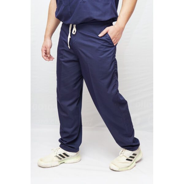 Men's Scrub Pant with 4 pockets (Navy Blue) - Image 2